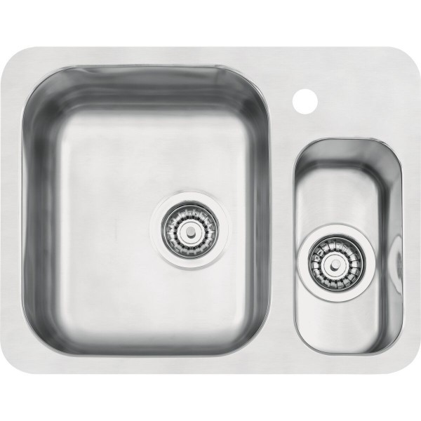 Cuba de embutir Tramontina Isis Plus 1.5 C 34 BL em Aço Inox Escovado  94036122